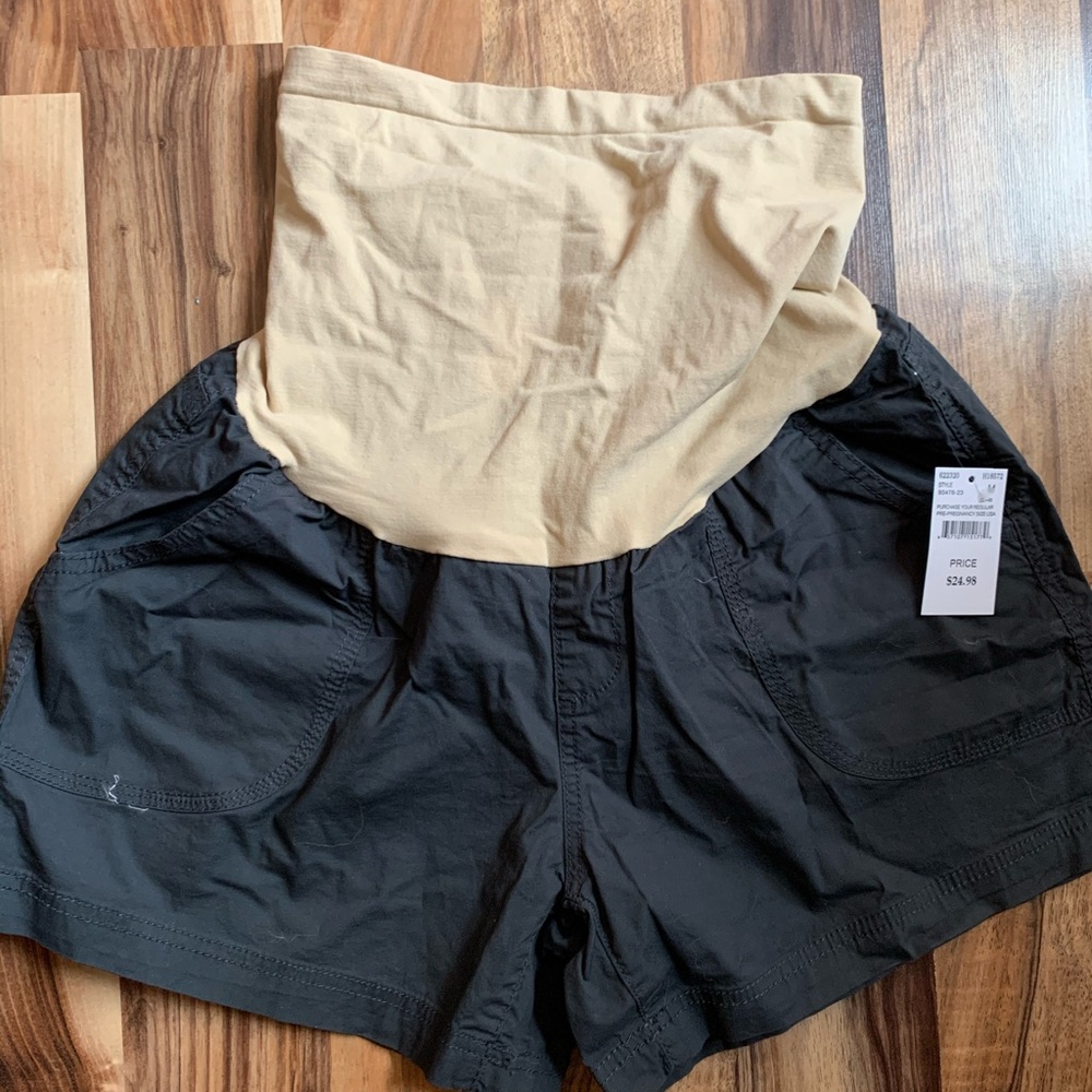 Motherhood Maternity Black Shorts